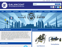 Tablet Screenshot of galvacoat.net